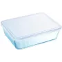 Naczynie żaroodporne PYREX z pokrywką, 0,8 L, okrągłe, szkło borokrzemowe