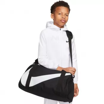 Torba sportowa Nike Gym Club dla dzieci czarno-biała DR6100-010