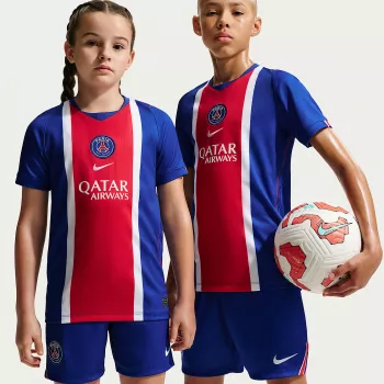 Nike Paris Saint-Germain 2026/27 Stadium Home koszulka dziecięca niebiesko-czerwona XS