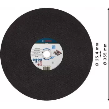 Bosch Tarcza tnąca do małych szlifierek kątowych 355 x 4 x 25,4 mm, 2608601339