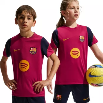 Nike FC Barcelona Strike Koszulka Piłkarska dla Dzieci Bordowa L