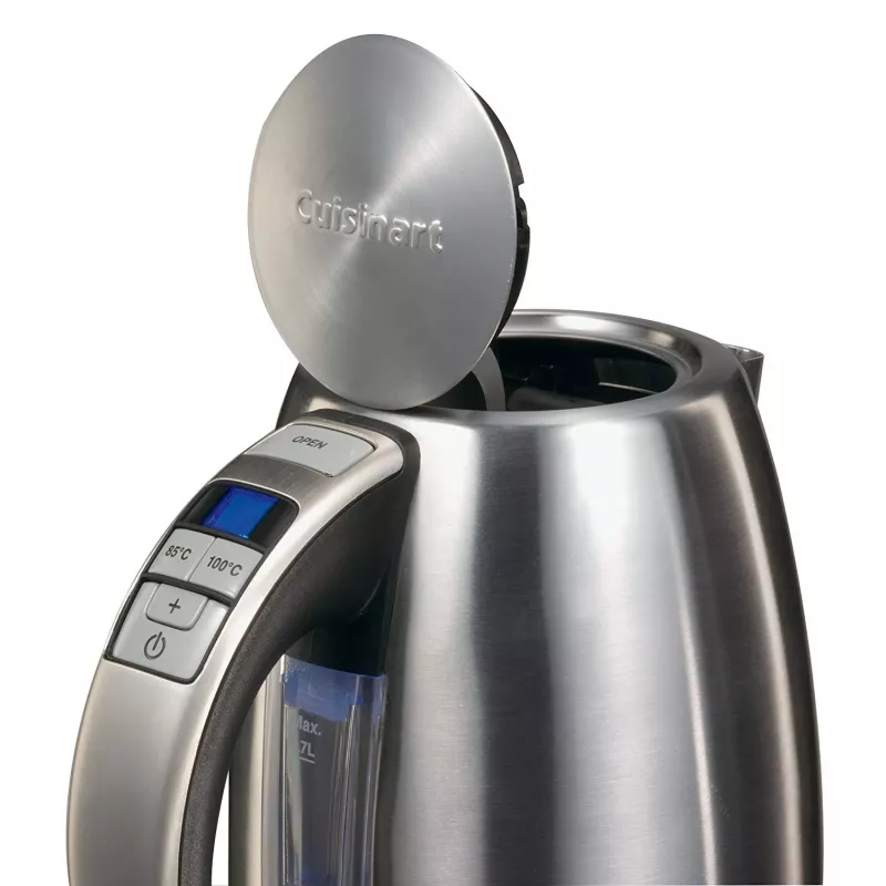 Czajnik elektryczny Cuisinart CPK17E-B, 1,7 L, 1500 W, stal nierdzewna, 6 ustawień temperatury