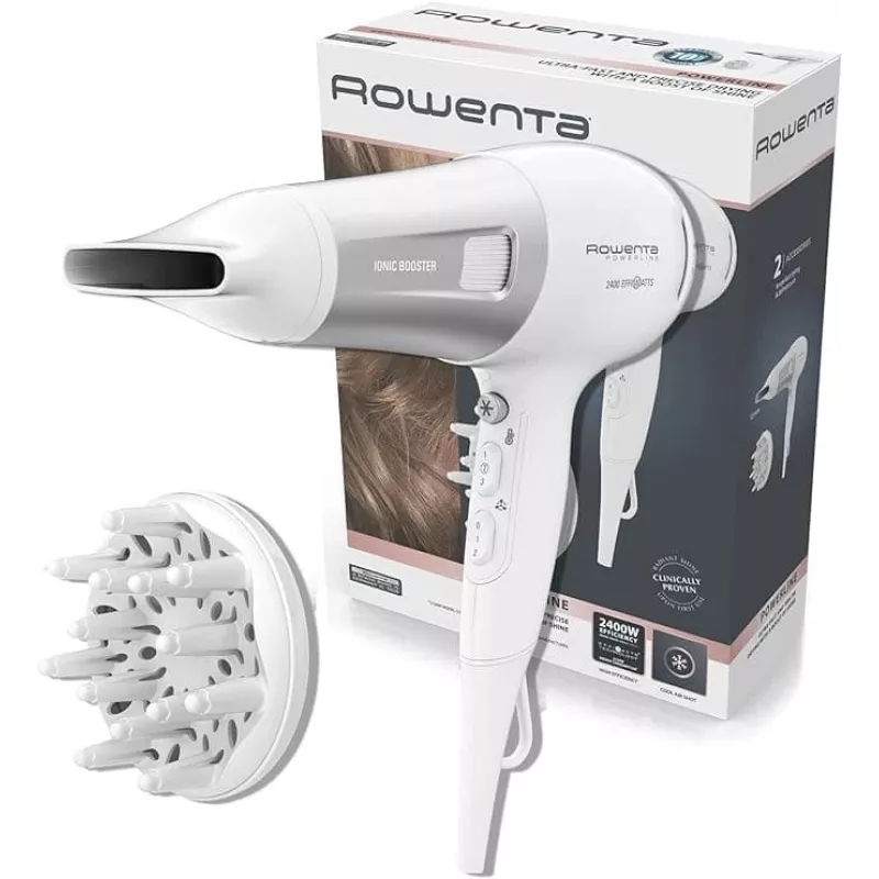 Suszarka do włosów Rowenta Power 2100W biało-srebrna
