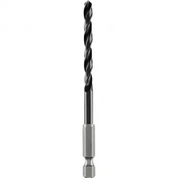 Bosch Accessories 2609255142 HSS Metal Twist Drill Bit 5 mm Roll-Forged Hex Shank 1/4 inch (6,3 mm) 1 pc