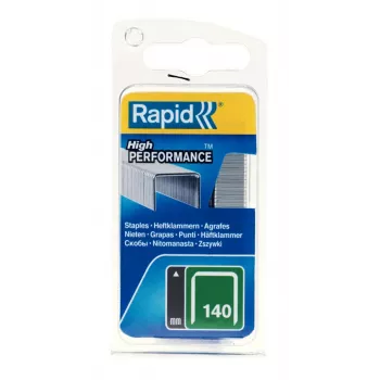 RAPID TOOLS Zszywki płaskie typu 140, długość nóżki 14 mm, stal ocynkowana, 1250 sztuk, małe opakowanie z otworem euro 40109517