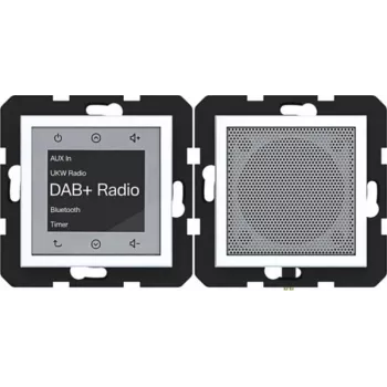 HAGER WAN6110WM Radio Touch UP DAB+ Bluetooth głośnik podtynkowy