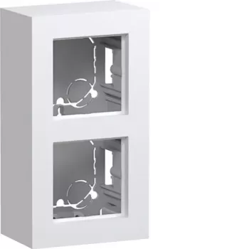 Hager WAD8210WM Obudowa natynkowa, 2-krotna, wersja wysoka, biały polarny
