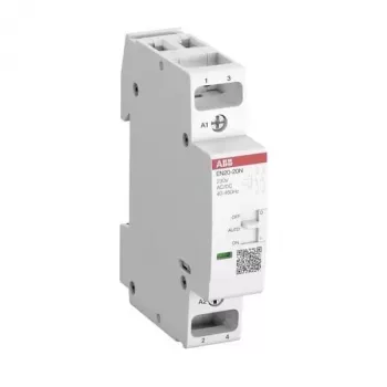 ABB EN20-20N-06 Miniaturowy stycznik, 2 NO, cewka 24 V AC, 20 A AC-1, 9 A AC-3, szyna DIN 1SBE122111R0620