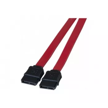Kabel SATA TECLINE, 7-pin SATA męski do 7-pin SATA męski, 1,0 m, czerwony 314000