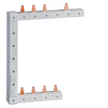 HAGER KCF963L pionowa lewa szyna fazowa, 2-rzędowa, 63 A, 12 modułów, typ pin
