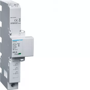 Hager SPA800Z Kombinowany ogranicznik przepięć Typ 1+2+3, 3-biegunowy, 12,5kA Iimp, TNC, 230/400V AC