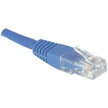 EXERTIS CONNECT kabel krosowy Cat.6 U/UTP, 0,5 m, niebieski, Snagless 246700