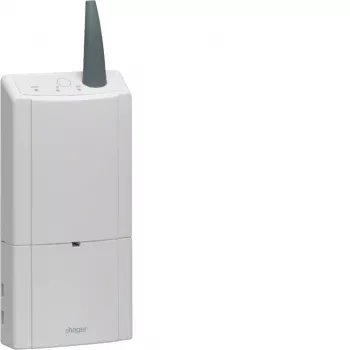 Hager tehalit Media Coupler biały TR131N