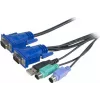 EXERTIS CONNECT Kabel combo KVM USB, PS/2, 5,0 m (066305)