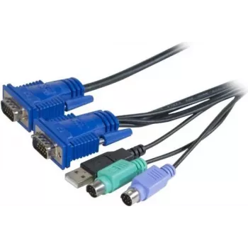 EXERTIS CONNECT Kabel combo KVM USB, PS/2, 5,0 m (066305)
