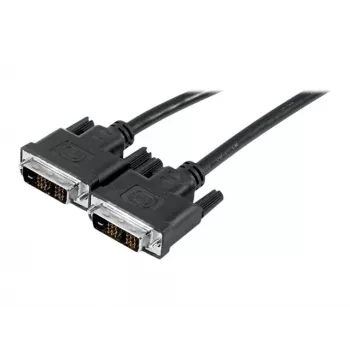 Kabel do monitora EXERTIS CONNECT DVI-D Single Link, wtyk-wtyk, 18+1 pin, 1,0 m, czarny 127471