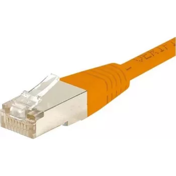 EXERTIS CONNECT kabel krosowy Cat6 F/UTP, pomarańczowy, 3,0 m, smukła osłonka zatrzasku 234130