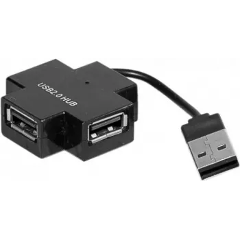 Exertis Connect 021111 Hub USB 2.0 – 4-portowy, czarny