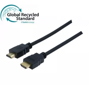 Kabel Exertis Connect HDMI 2.0 High Speed, 4K, HDMI Typ A męski do HDMI Typ A męski, pozłacane złącza, czarny, 3,0 m 127982