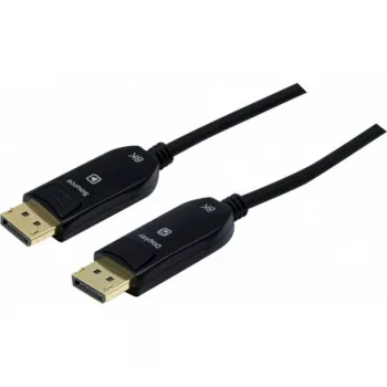 EXERTIS CONNECT kabel światłowodowy hybrydowy DisplayPort 1.4, 8K, DisplayPort męski do DisplayPort męski, 50 m (128069)