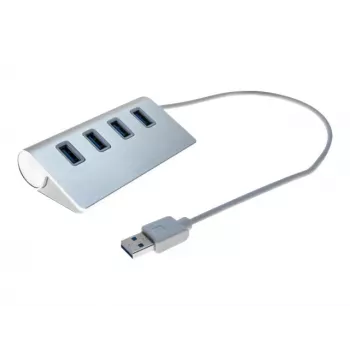 Exertis Connect 4-portowy hub USB 3.0 – Desktop – Czarny 021312