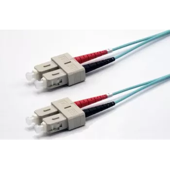 Ekivalan OM3 Duplex Światłowodowy Kabel Krosowy SC/SC 1m Aqua COZOM3DCDC2SA0010A