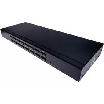 EXERTIS CONNECT 16-portowy przełącznik KVM USB/PS/2 z OSD i zdalnym dostępem IP 66310
