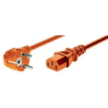 EXERTIS CONNECT 1,8 m pomarańczowy kabel zasilający kątowy Schuko - IEC C13 808072