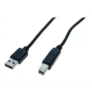 EXERTIS CONNECT Kabel USB 2.0 High Speed, USB Type-A męski do USB Type-B męski, czarny, 5,0 m (352451)