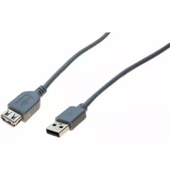 Przedłużacz USB 2.0 Exertis Connect - USB-A męski do USB-A żeński, 3 m, szary 532509