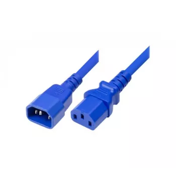 Exertis Connect kabel zasilający IEC C14 do C13, niebieski, 5,0 m 808047