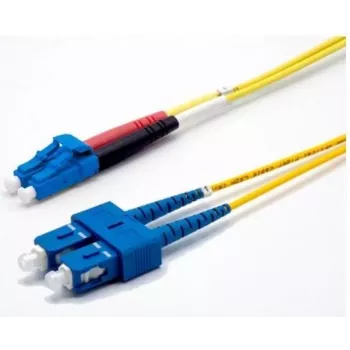 Ekivalan OS2 kabel krosowy duplex, 9/125 µm, LC/SC, żółty, 10 m COZ008DCLC2SJ0100A