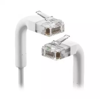 Kabel krosowy RJ45 Exertis Connect, kat. 6A, F/FTP, kątowy, bezhalogenowy, szary, 0,5 m (854307)