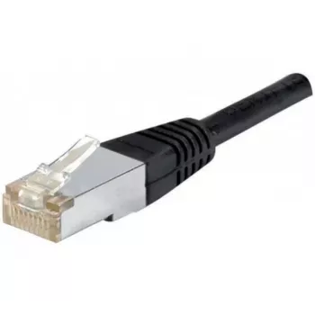 EXERTIS CONNECT CAT.6 F/UTP wodoodporny zewnętrzny kabel krosowy, 0,5 m, czarny, 10 Gbps, RJ45 845038