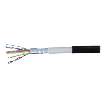 EXERTIS CONNECT CAT.6 F/UTP wodoodporny kabel sieciowy zewnętrzny, 5 m, czarny 845042