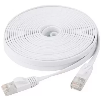 EXERTIS CONNECT Cat6 U/FTP płaski kabel krosowy, 0,5 m, biały 845055