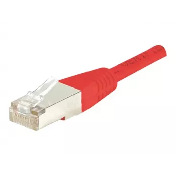 EXERTIS CONNECT kabel krosowy Cat6 F/UTP, czerwony, 25m, smukłe odciążenie zgięciowe 853327