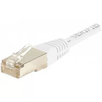 EXERTIS CONNECT kabel krosowy Cat.6 F/UTP, biały, 1,0 m, Slim Snagless, LSZH 853811