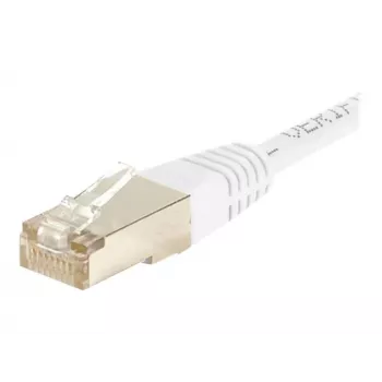 EXERTIS CONNECT CAT.6 F/UTP kabel krosowy, biały, 3,0 m, Slim Bend Protection 853814
