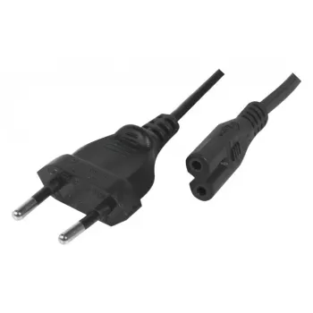 Exertis Connect kabel zasilający, Europlug do gniazda Euro 8, czarny, 1,0 m (808308)