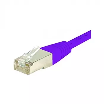 EXERTIS CONNECT S/FTP CAT.6 kabel krosowy, PiMF, fioletowy, 20,0 m, LSZH, Slim Snagless Boot 854461