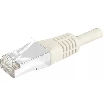 EXERTIS CONNECT Cat6 S/FTP PiMF kabel krosowy, szary, 0,7 m, smukła osłonka zatrzasku 856837