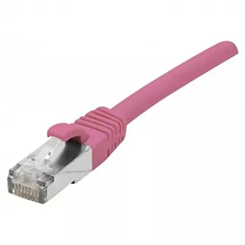 EXERTIS CONNECT kabel krosowy Cat 6A S/FTP, różowy, 15 m, smukłe odciążenie | DistriNode