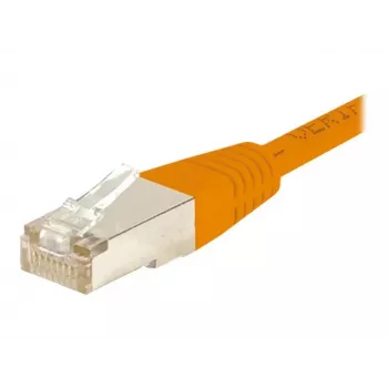 EXERTIS CONNECT kabel krosowy Cat.6 S/FTP, PiMF, pomarańczowy, 0,3 m 854464