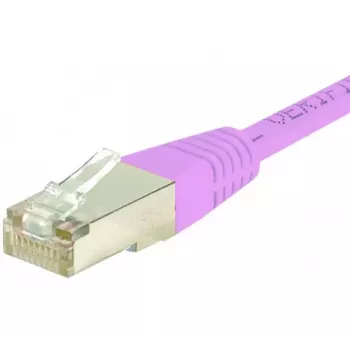 EXERTIS CONNECT CAT.6 S/FTP PiMF różowy kabel krosowy, 5,0 m, Slim Snagless, LSZH, 1 Gbps 854484
