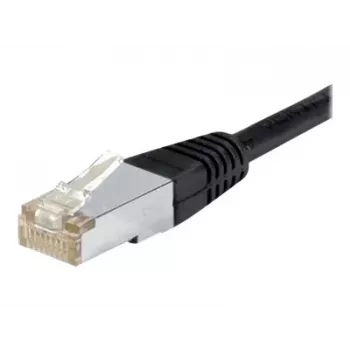 Kabel krosowy EXERTIS CONNECT Cat.6a F/UTP, 1,5 m, czarny, 10 Gbps, Slim Bend Protection 850015