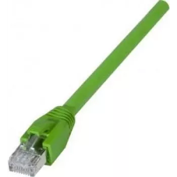 EXERTIS CONNECT Cat6A S/FTP przemysłowy kabel krosowy, PUR, zielony, 3m 854297