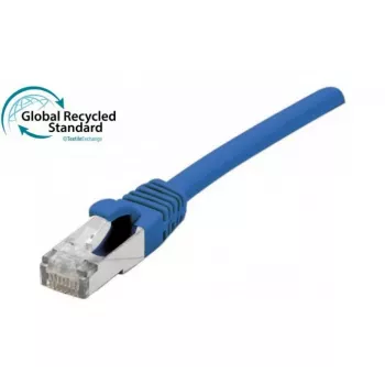 EXERTIS CONNECT kabel sieciowy RJ45 Cat. 6 F/UTP z certyfikatem GRS niebieski 0,5 m 854611