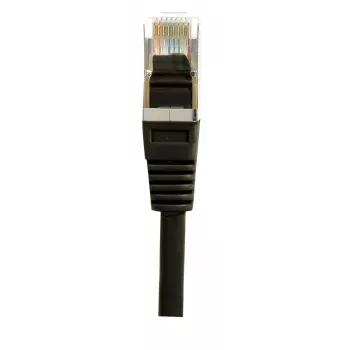 EXERTIS CONNECT kabel krosowy Cat.6 S/FTP PiMF, czarny, 0,7 m, Slim Snagless 856843