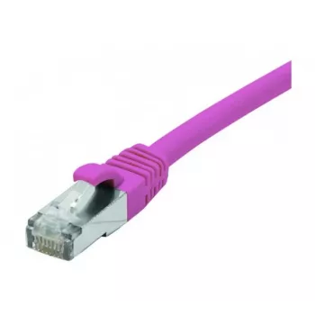 EXERTIS CONNECT kabel krosowy Cat. 6 F/UTP, PoE, bezhalogenowy, różowy, 2,0 m, Snagless 854434